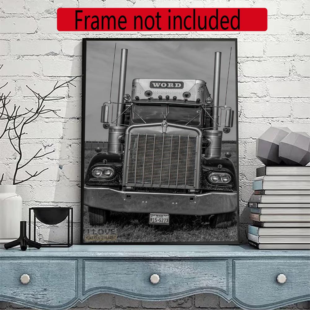 Kenworth 5D Diamond Painting Round Diamond Rhinestones Mosaic Diamond Embroidery Wall Paintings Rhinestones Gift Frameless