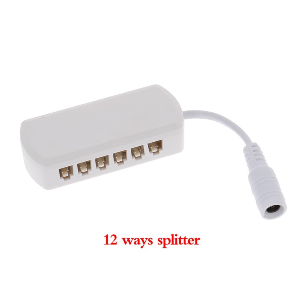 4/6/12ports 4/6/12Ports Hub Splitter Distributer Connector LED Cabinet Light Adapter Junction Box