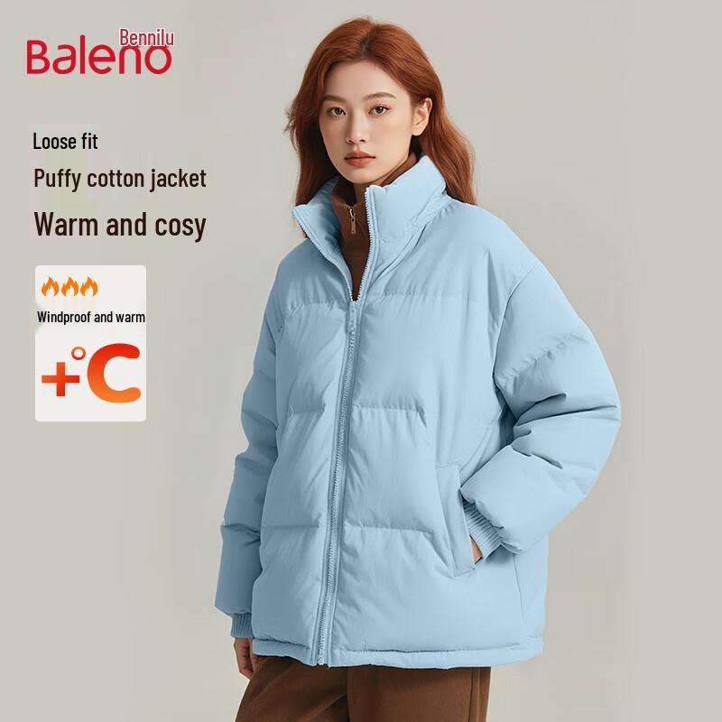 

Baleno Women s American Retro Loose Warm Puffer Jacket XL