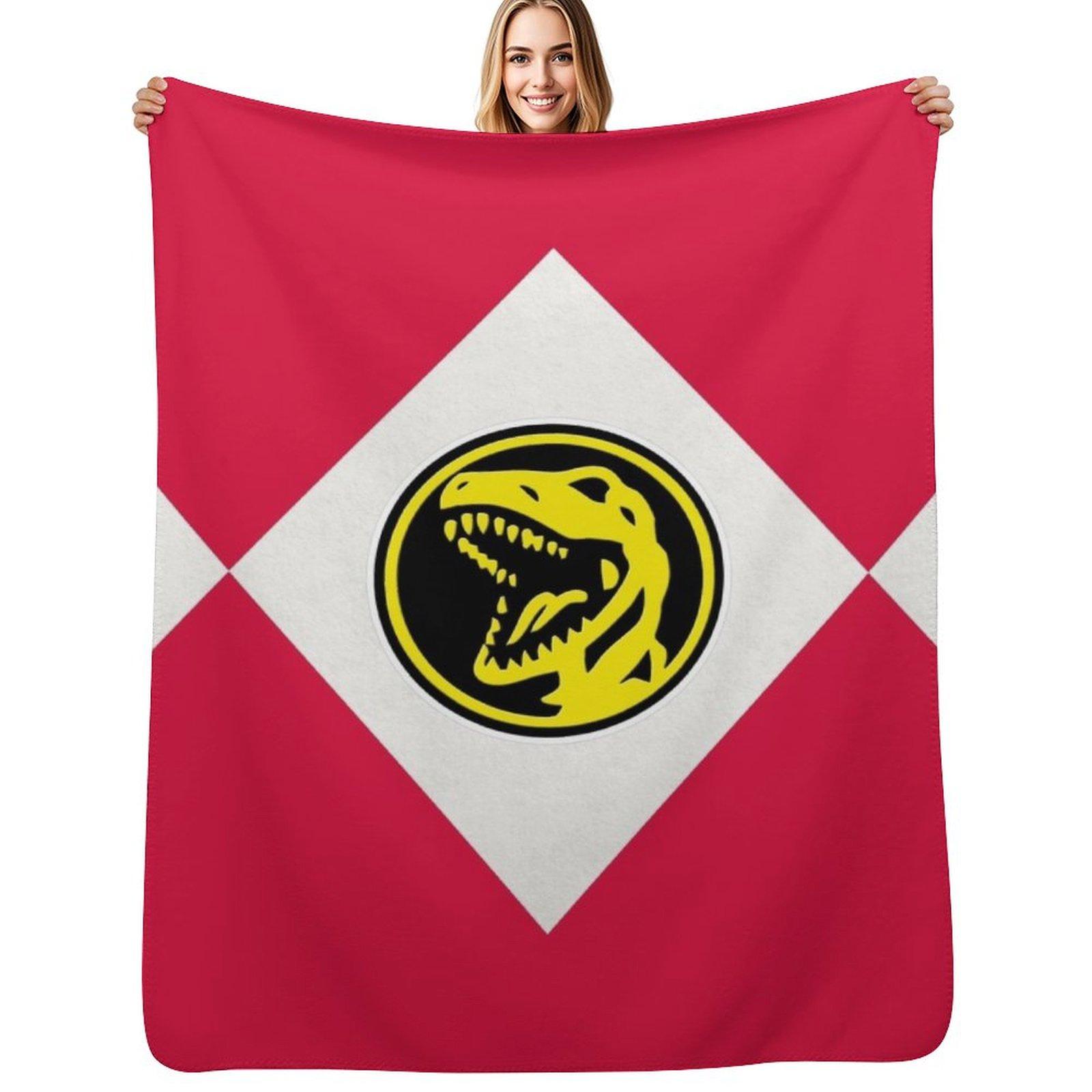 Tyrannosaurus Dinozord Throw Blanket Soft Breathable Blanket for Night Sleeping Size: 75*100cm, Weight: 230 GSM
