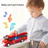 Dual Inertia Sliding Campus Bus Car Model Simulation Sound and Light Music Educational Toy Bus Car Toy Children's Birthday Gift