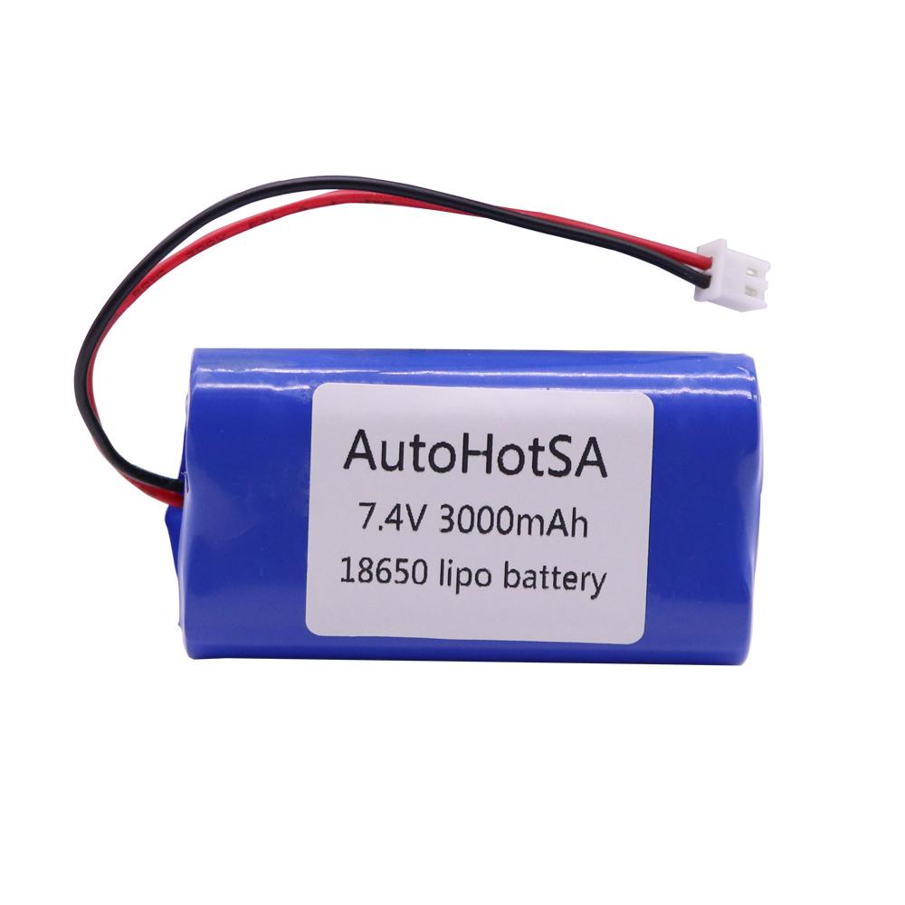 1 ADET 7.4V 3000mah 18650 Li-ion Şarj Edilebilir Pil Paketi XH2.54 Fişli 18650-2S Lityum Pil Megafon Hoparlör Parçaları için