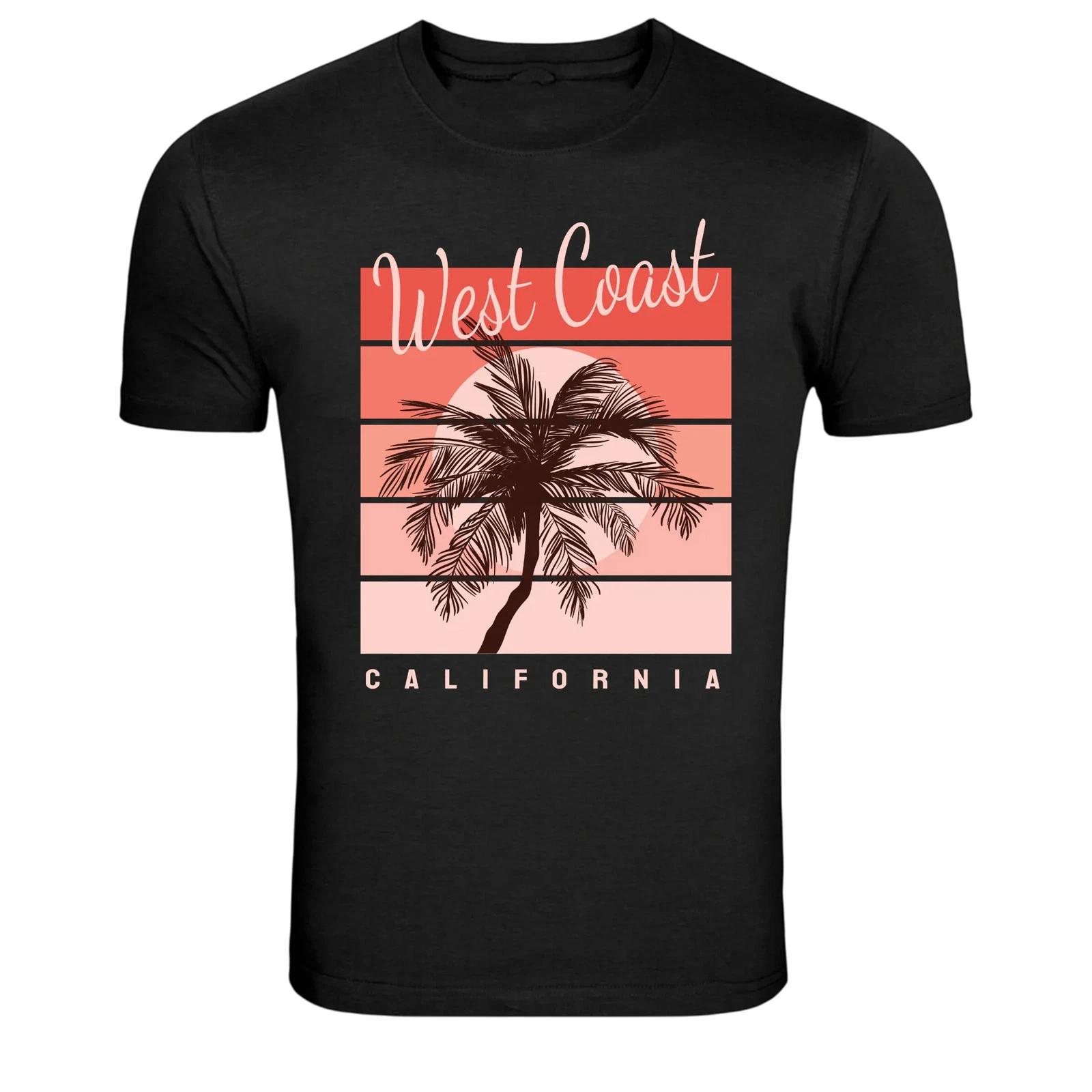 West Coast California Palm Vintage Graphic T-Shirt S