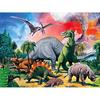 Puzzle enfant Ravensburger Au Milieu Des Dinosaures 100 Pièces