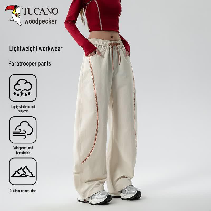 Tucano Women's Petite Quick-Dry Wide-Leg Cargo Pants