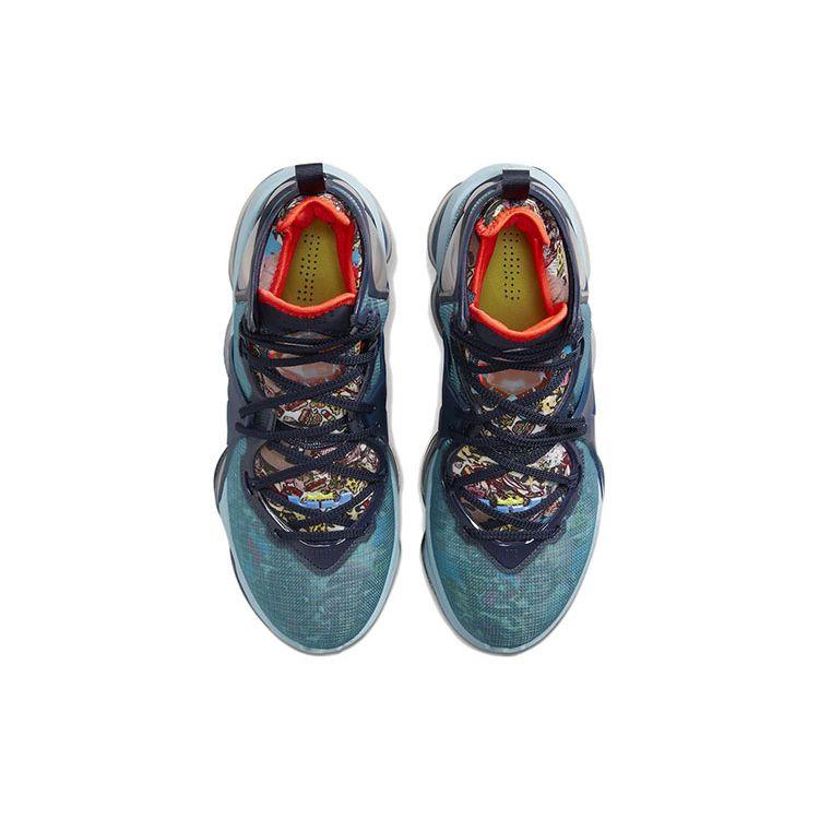 Nike LeBron 19 EP Fast Food - Dutch Blue Men Sneakers Pomegranate Lime-Glow White DC9340-400