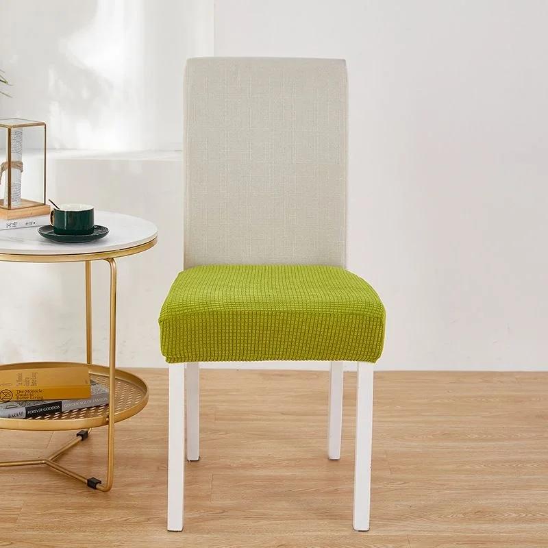 Universal Elastic Thick Seat Covers for Slipcovers for Dining Room Hotel Chair Protector Chair Cover Stretch Chair Case Pad