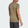 Adidas Gym+ Training Seamless Casual Short Sleeve T-Shirt Men Tops Shadow-Olive IW5888