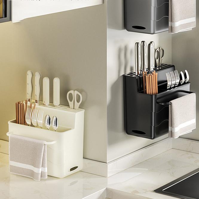 Wielofunkcyjny stojak na noże, półka na nóż kuchenny, stojak na ścianę, blat kuchenny, nóż do warzyw, nóż do mięsa, uchwyt na nóż