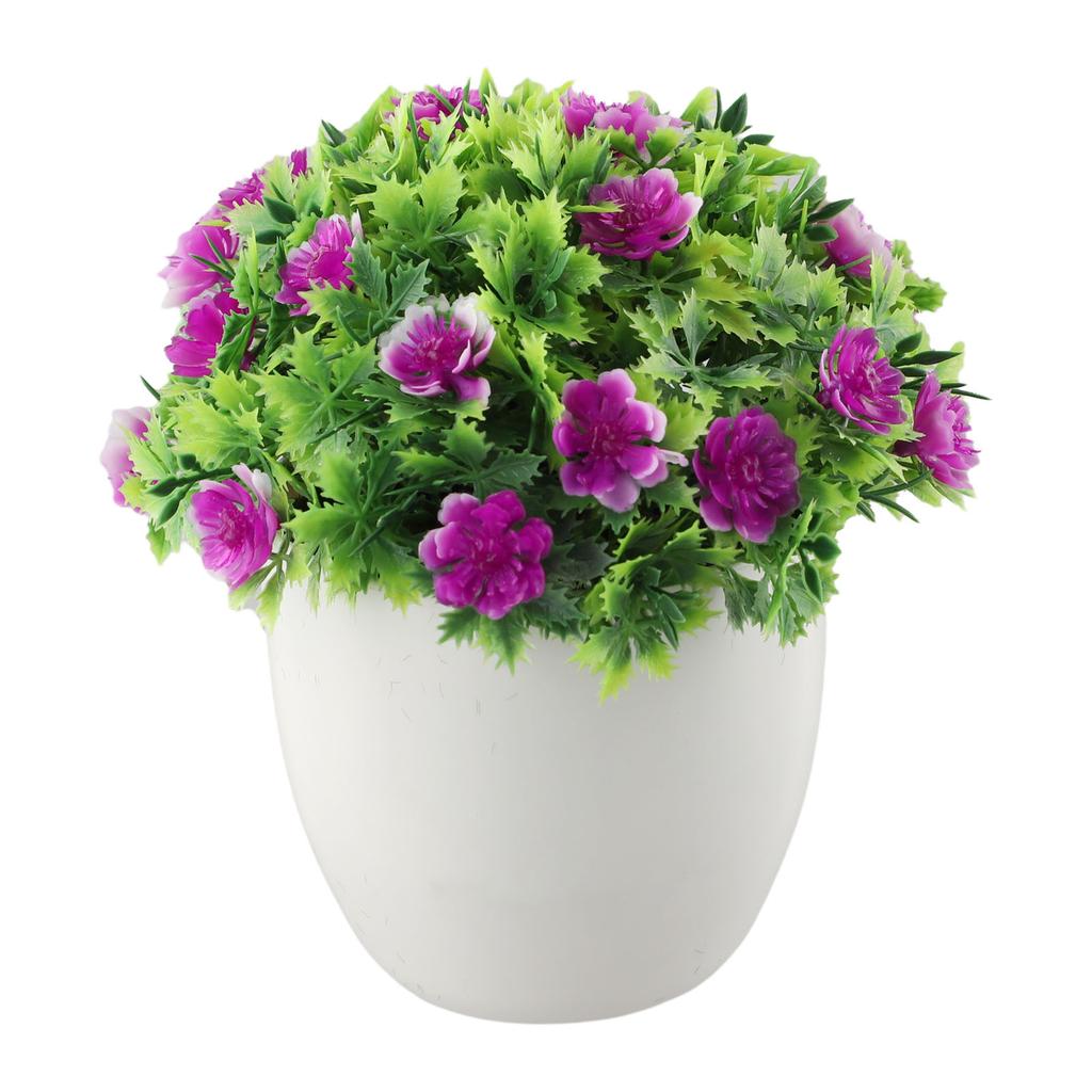 Outdoor Pot Plant Indoor Decor Garden Lifelike Table Plastic Pot Plant