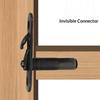Elastic Invisible Panel Fasteners for Furniture 2 in 1 Cabinet Connector Set  for Seamless DIY Home Assembly