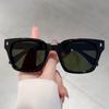 Square Fashion Women Sunglasses Leopard Print Shades Classic Black Men Sun Glasses for Outdoor Vacation Decoration Wear