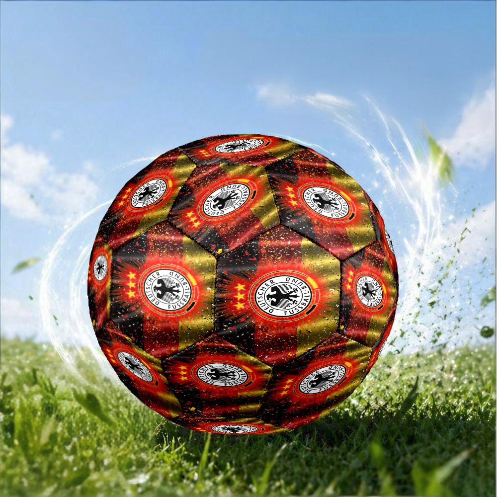 Germany Football Emblem Printed Size 5 Soccer Balls, High-Quality, Anti-Slip, Protective Football, A Unique Gift , Birthdays, Christmas Gifts