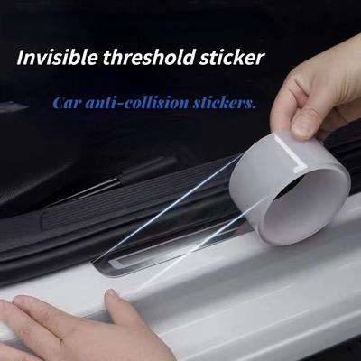 General Invisible Car Threshold Lights Trunk Pedals Body Stickers Car Decals Suitable for Car Scratch and Collision Prevention