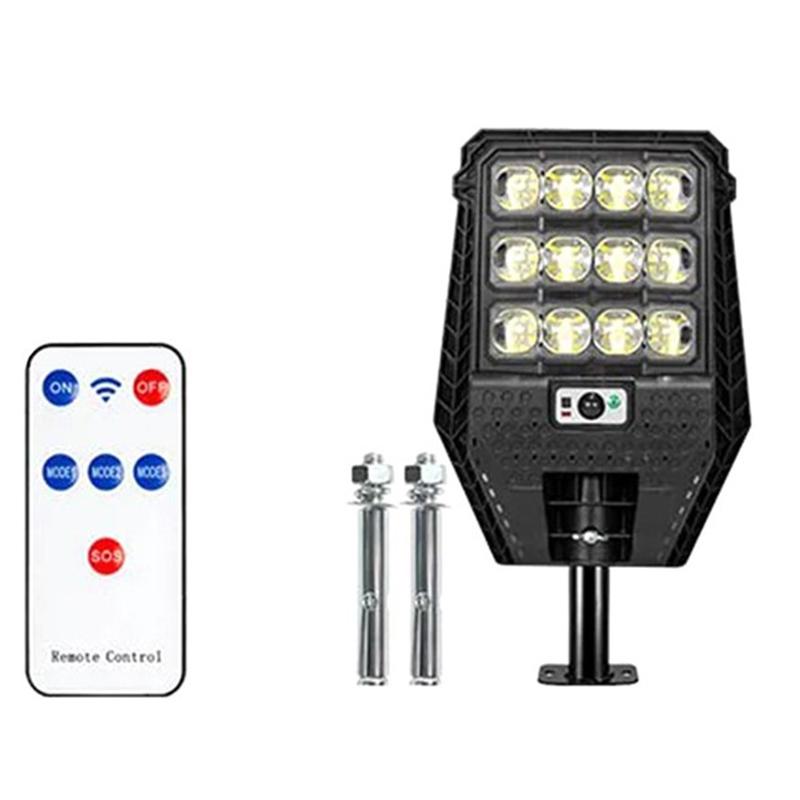 

W7208-3 Outdoor Waterproof Home Yard Light Solar Powered LED Bright Garden Lamp (3 Rows) A