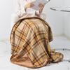 Facecloth Blanket Snap Button Blanket Office Shawl Blanket Plaid Shawl Thickened Cape