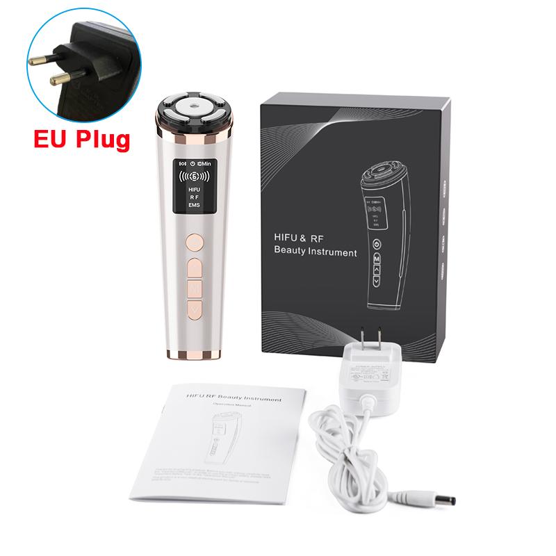 

Апарат для ліфтингу обличчя Hifu Масаж обличчя EMS Мікроструми для обличчя Омолодження шкіри Антивіковий масажер для обличчя Міні Hifu апарат