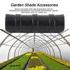 100pcs Greenhouse Frame Pipe Clip Clamp Garden Film Sunshade Net Fixing Clamp Connector