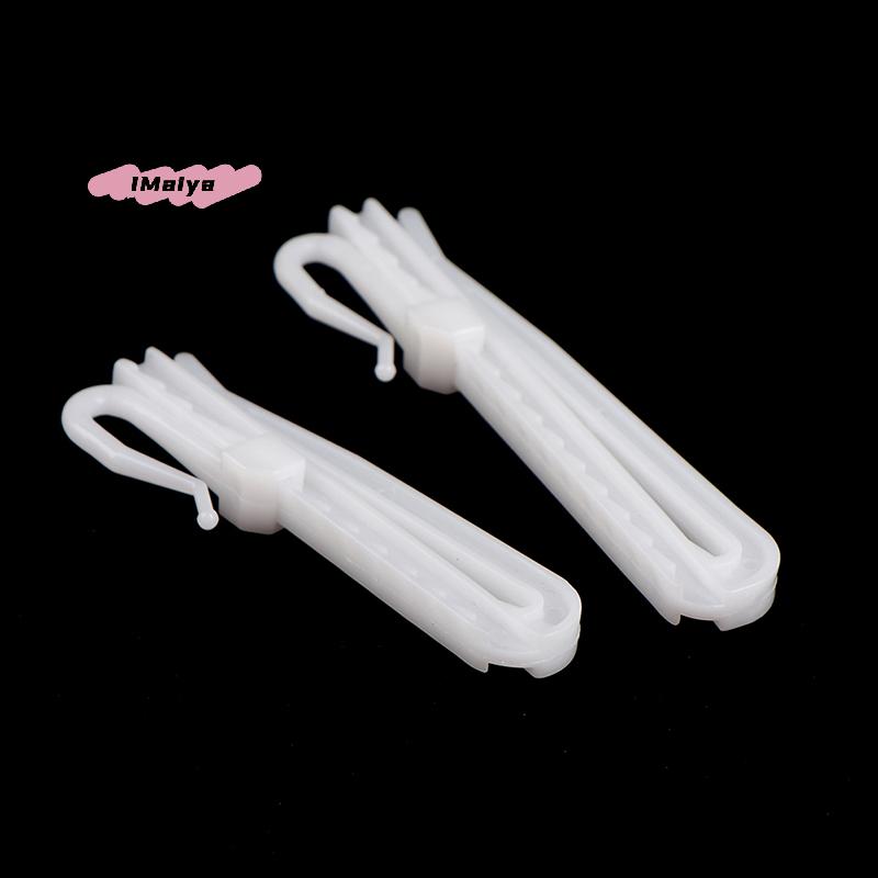 M-10Pcs Curtain Hanging Hooks Adjustable hook Ring Window White Curtain Hook Holder For Home Curtain High Quality 8.5CM/7CM