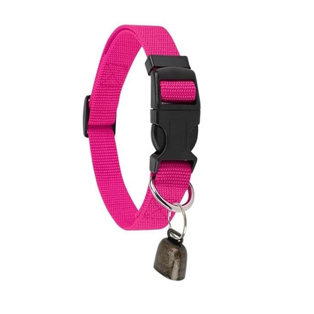 Langlebiger Verstellbarer Anti-Verlust Haustierhalsband Schnellverschluss mit Glocke Ziegenhalsband Atmungsaktives Pferdehalsband Bauernhof Stall