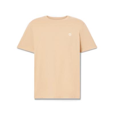 TIMBERLAND Men'S Chest Logo Short Sleeve Tee Light Beige_Tb0A6Dkuy941