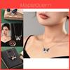 Stylish Titanium Steel Butterfly Magnetic Color Changing Necklace For Women