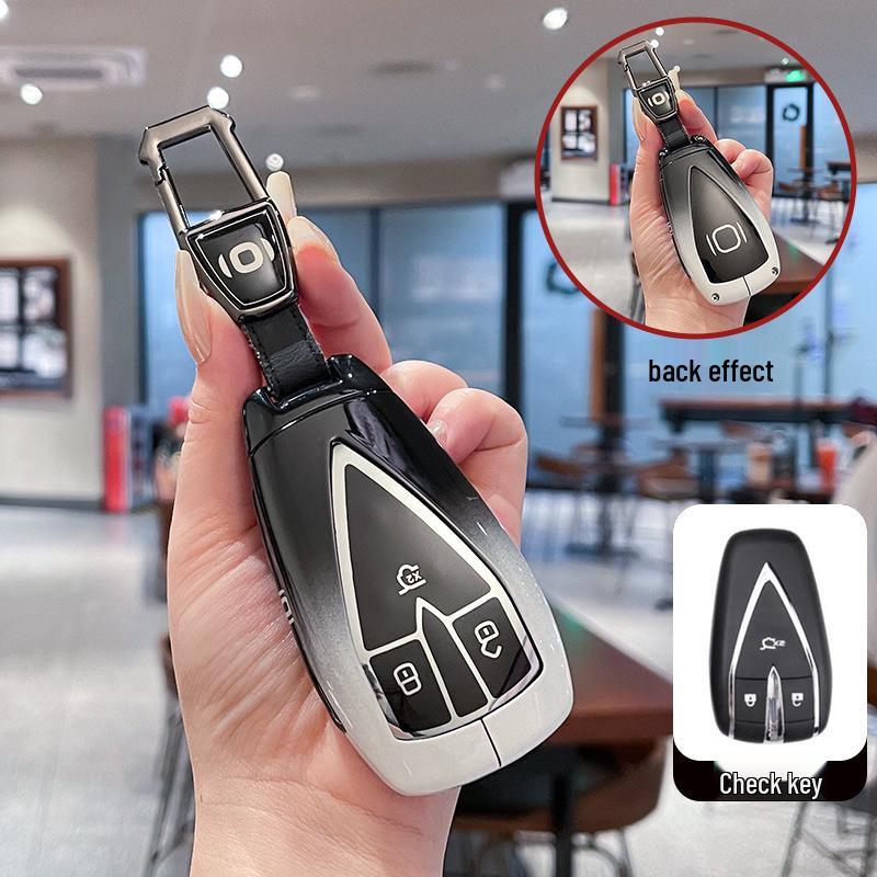 Changan Qiyuan A07 Schlüsseletui für Modelle 25/24: 515 Elite, Premium 710 Flaggschiff mit Metallgehäuse und High-End-Schnalle