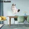 Tri koshki RC035 Anime Dog Ragdoll Sticker Waterproof PVC Decoration Door Living Room Kids Room