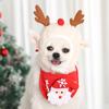 Christmas Santa Hat Dog Christmas Outfit Costume Hat and Scarf Winter Pet Accessory for Small Medium Large Dog
