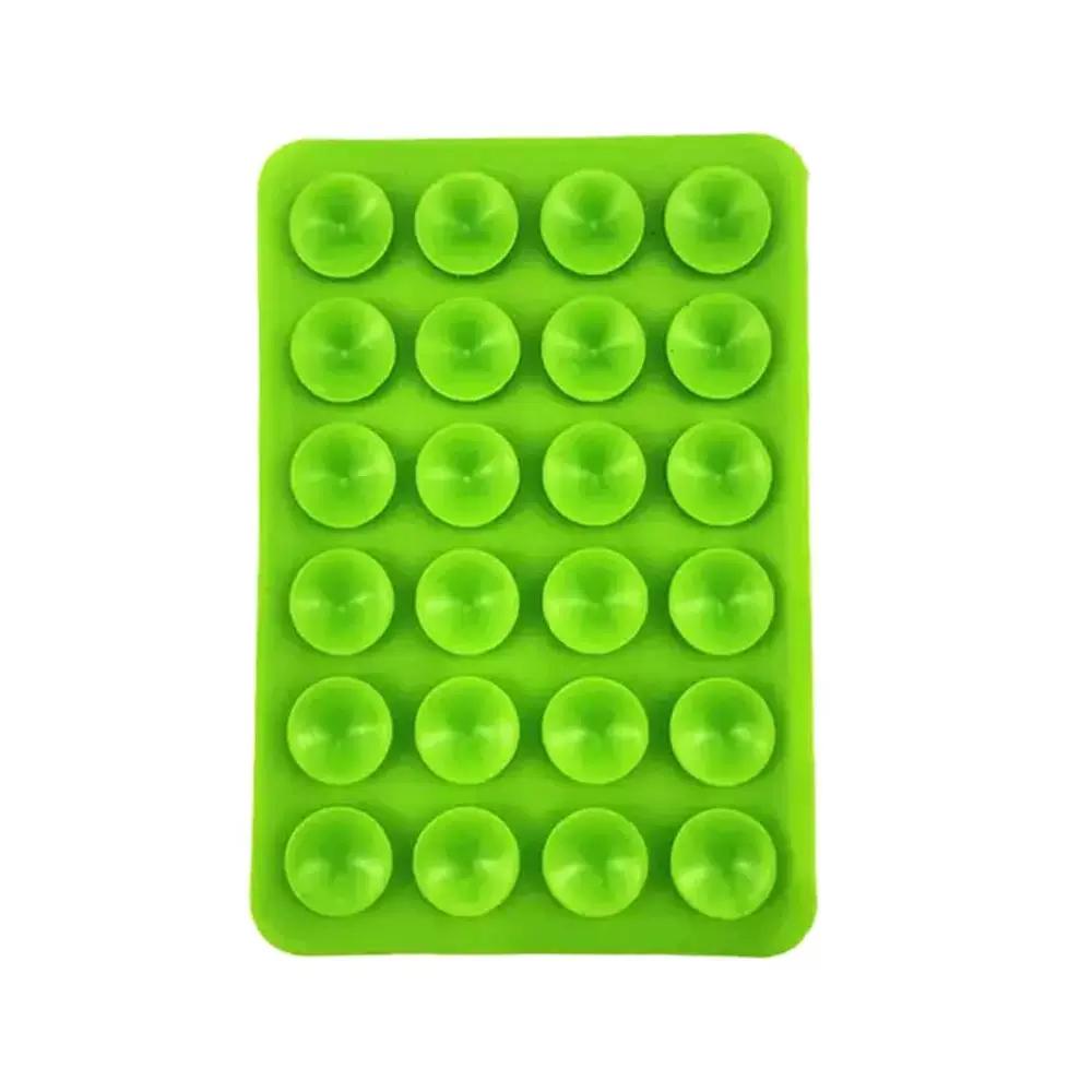 Mobile Phone Color Fixture Suction Cup Backed Adhesive Silicone Rubber Sucker Pad Double Side Silicone Suction Pad For Fixed Pad