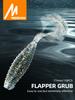 Bait Soft 77mm Meredith Flapper 6g 10pcs Offset Hook Guide Turbulence Tail Pike Perch Jxc08