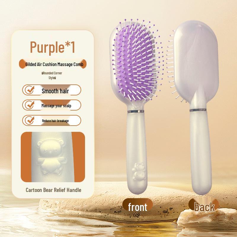 Perlglänzender Antistatischer Doppelnutzungs-Airbag-Massagekamm für Frauen