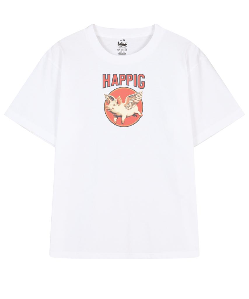 DRIFTOUT Happy Flying Pig Short Sleeve T-Shirt (3 Colors)