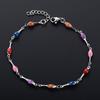 4mm Stainless Steel Bone Turkish Evil Eye Link Hand Chain Bracelet for Women Girl Wristband Anklets Metal Jewelry Summer Gift