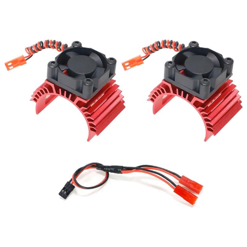 Remote Control Car Cooling Fan High RPM Heat Dissipation Update Accessory Brushless Motor Twin Cooling Fan 36mm