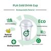 ZISIZ Disposable PLA Transparent Cold Drink Cup