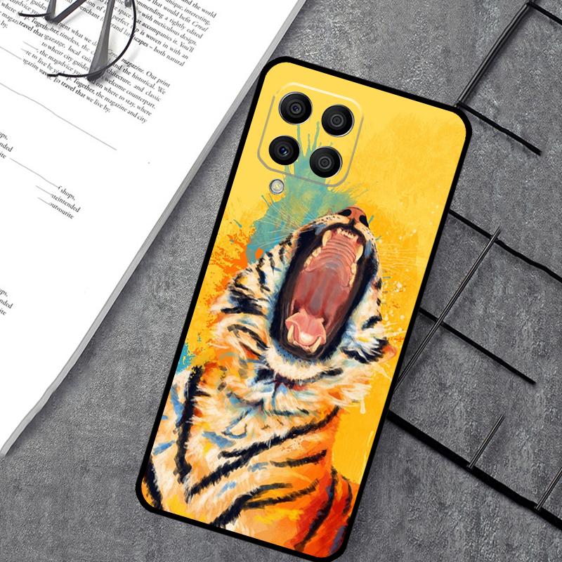 Animal Tiger Art Case For Samsung Galaxy M55 M31 M13 M11 M12 M14 M15 M06 M16 M36 M56 M53 M32 M52 M35 M34 M54