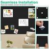 12Pcs Felt Wall Stickers School Works Display Bulletin Board Photo Wall Backdrop Message Soft Wooden Board for Home and Office