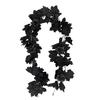 Halloween Home Setting Accent, 65.98 Inch Black Maple Rose Chain for Entryway, Door Frame, Shelf, and Wall Trim