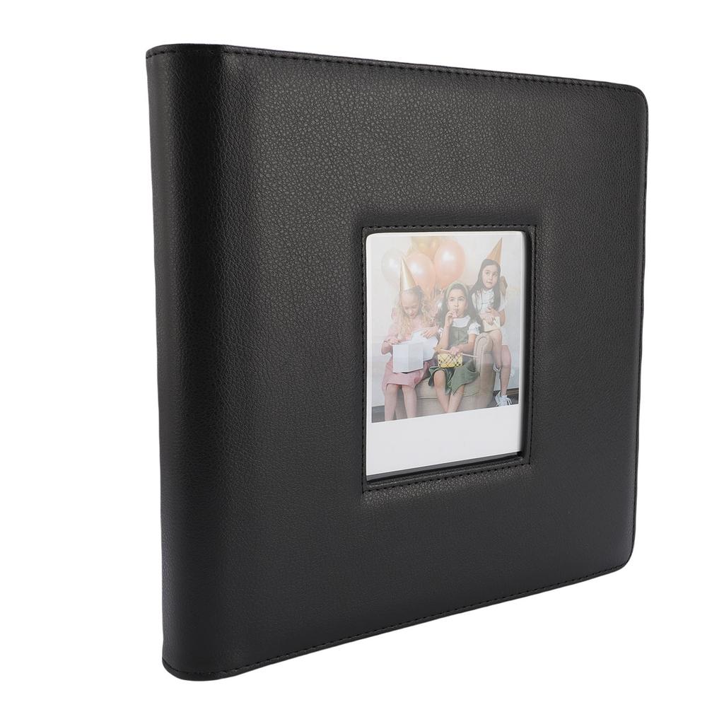 Fotoalbum vhodné pro široké fotografie 300 400 90x110mm, 36 stran, kapacita 288 fotografií, obal z PU kůže, přední okénko