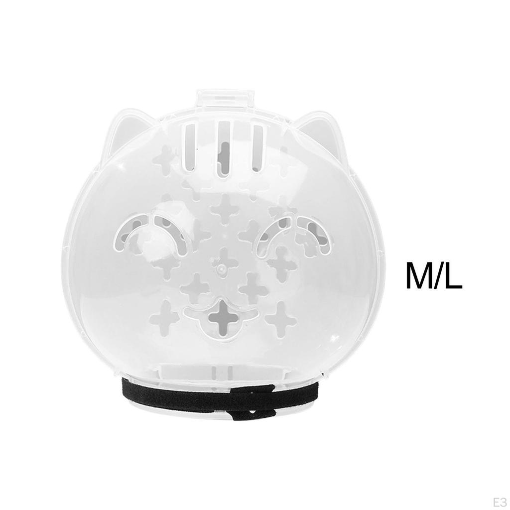 Cat Bearing Bureau Transparent Open Cover Paw Mystery Beauty Supplies