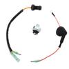 Oil Pressure Sensor with Indicator Light Engine Oil Pressure Sensor for 9.9?15HP Outboard 65W?85410?01 62Y?82504?10 66M?82127?10