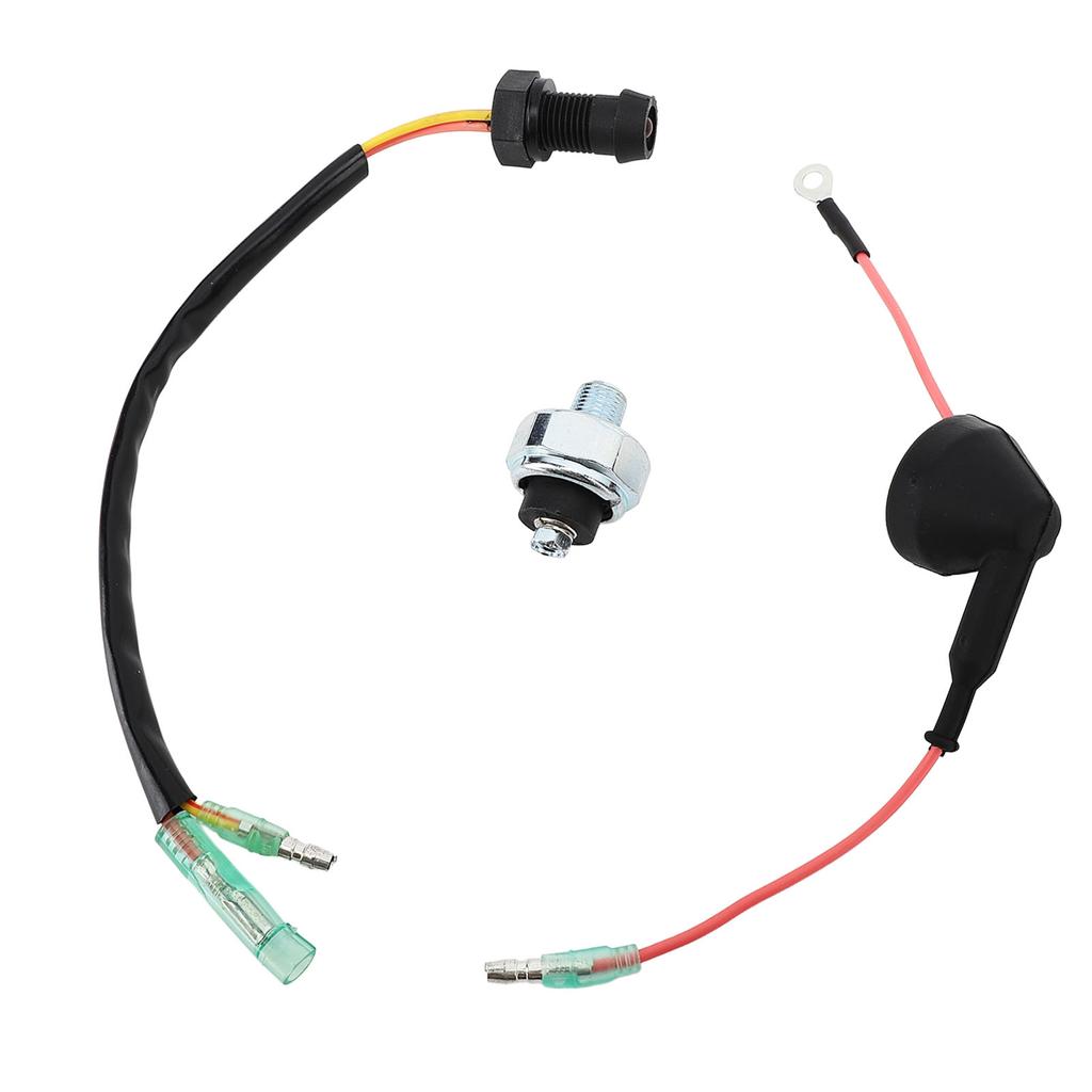 Oil Pressure Sensor with Indicator Light Engine Oil Pressure Sensor for 9.9?15HP Outboard 65W?85410?01 62Y?82504?10 66M?82127?10