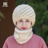 Mink Hat Winter Mink Hair, Mink Hat for Warm Grandma, Middle Aged and Old Lady, Mother's Hat