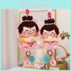 Lotus Little Buddha Soft Plush Keychain With Short Hair For Bag Decor And Good Luck