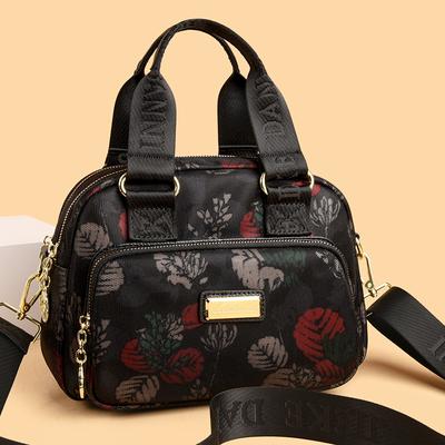 Oxford Floral Prints Waterproof Women Mini Handbag Ladies Shoulder Bag Female Pack Small Phone Purse Money Pouch for Girls