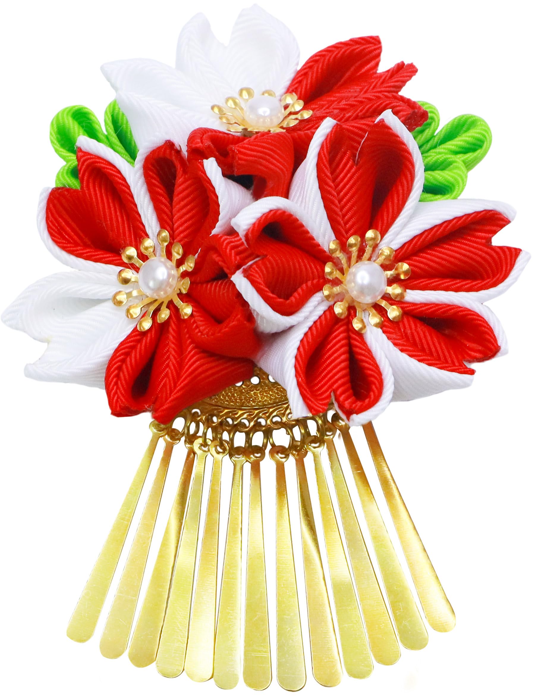 

Baramoly Hair Цветок для волос Дизайн для выпускного ручной работы Японская одежда HF2002 Украшение, Украшение для Сити-Го-Сан, Цумами-Дзаику Дети, Юката,