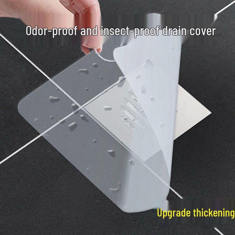 Bodenablaufabdeckung aus Silikon: Geruchsblocker, Rücklaufsperre & Insektensicher für Badezimmer, Toilette und Küche.
