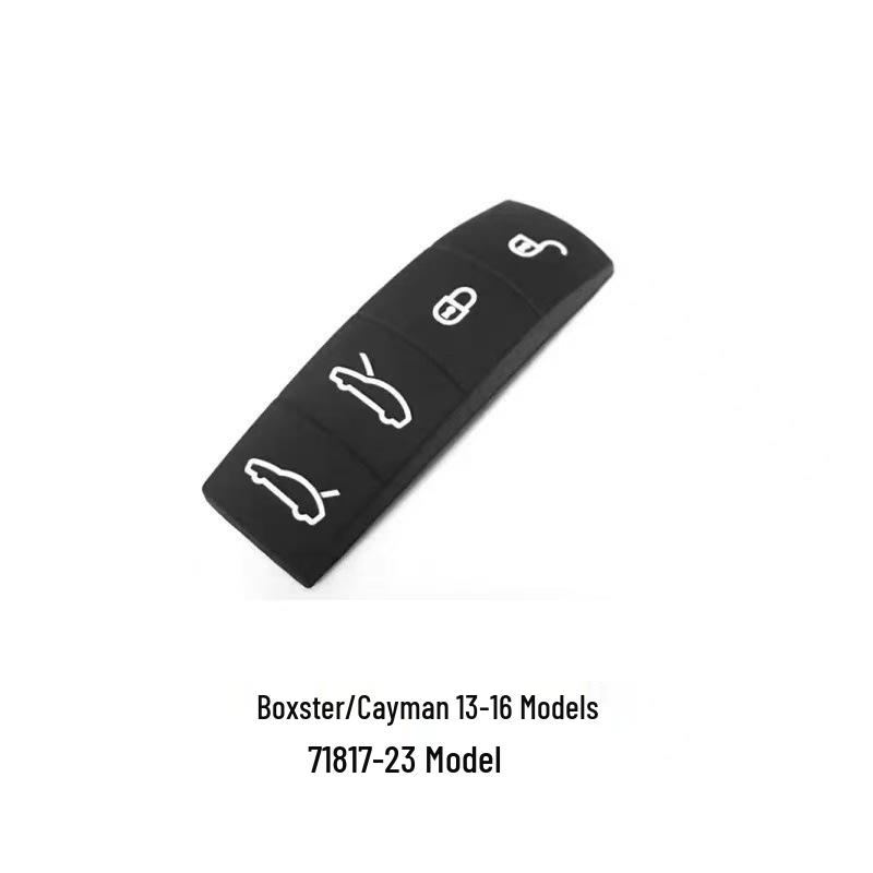 Porsche Key Shell Leather Logo for Cayenne, 911, Macan, 718, Panamera