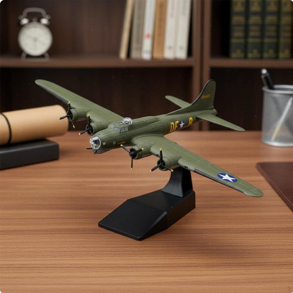 1/144 Scale Historic Warplane Model Ready to Display Flying Fortress Alloy Construction